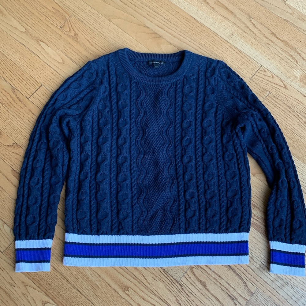 Banana republic cable, knit sweater